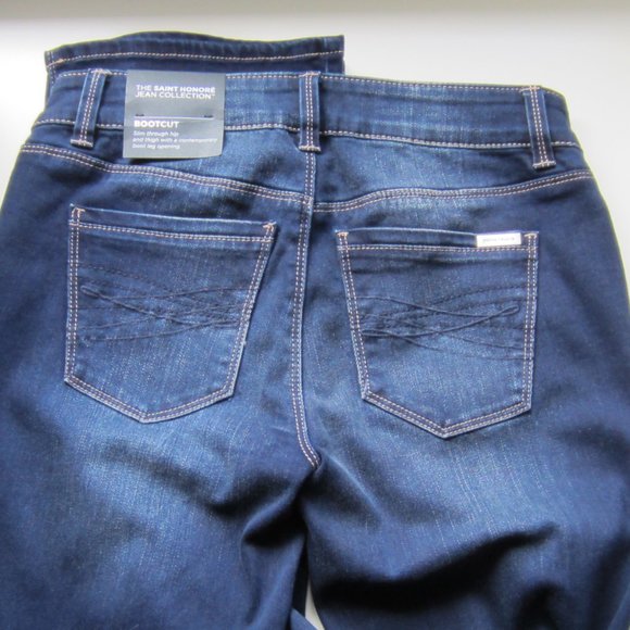 NWT White House Black Market Jeans Bootcut Dark Wash - Picture 12 of 16